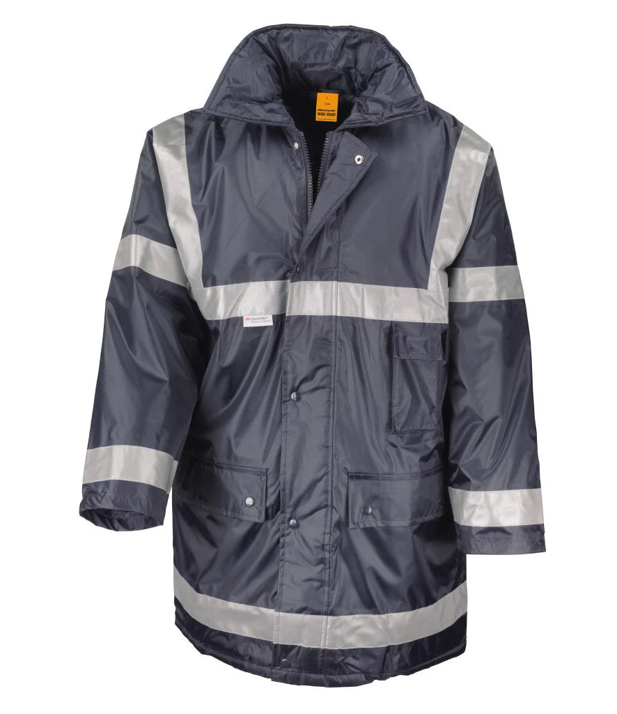 Result Work-Guard Management Coat — Navy