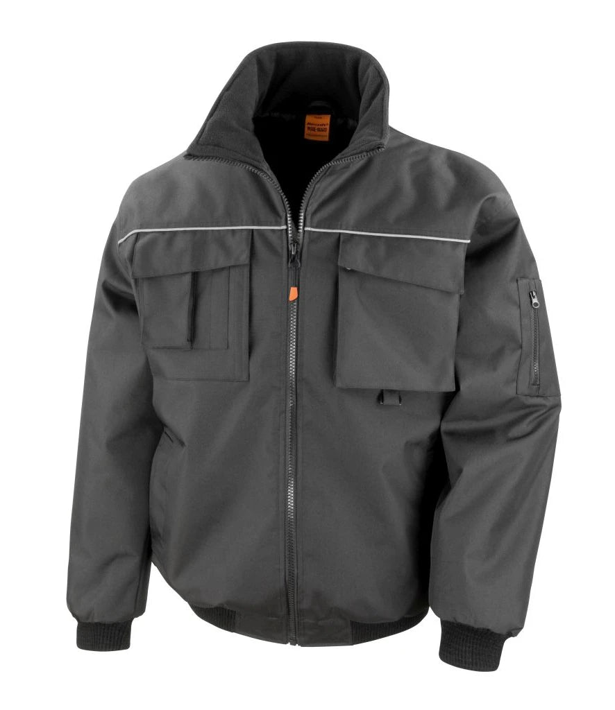 Result Work-Guard Sabre Pilot Jacket — Black