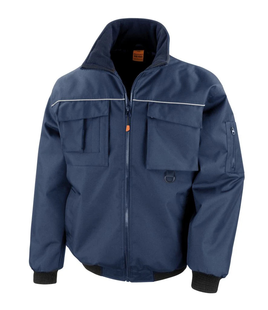 Result Work-Guard Sabre Pilot Jacket — Navy