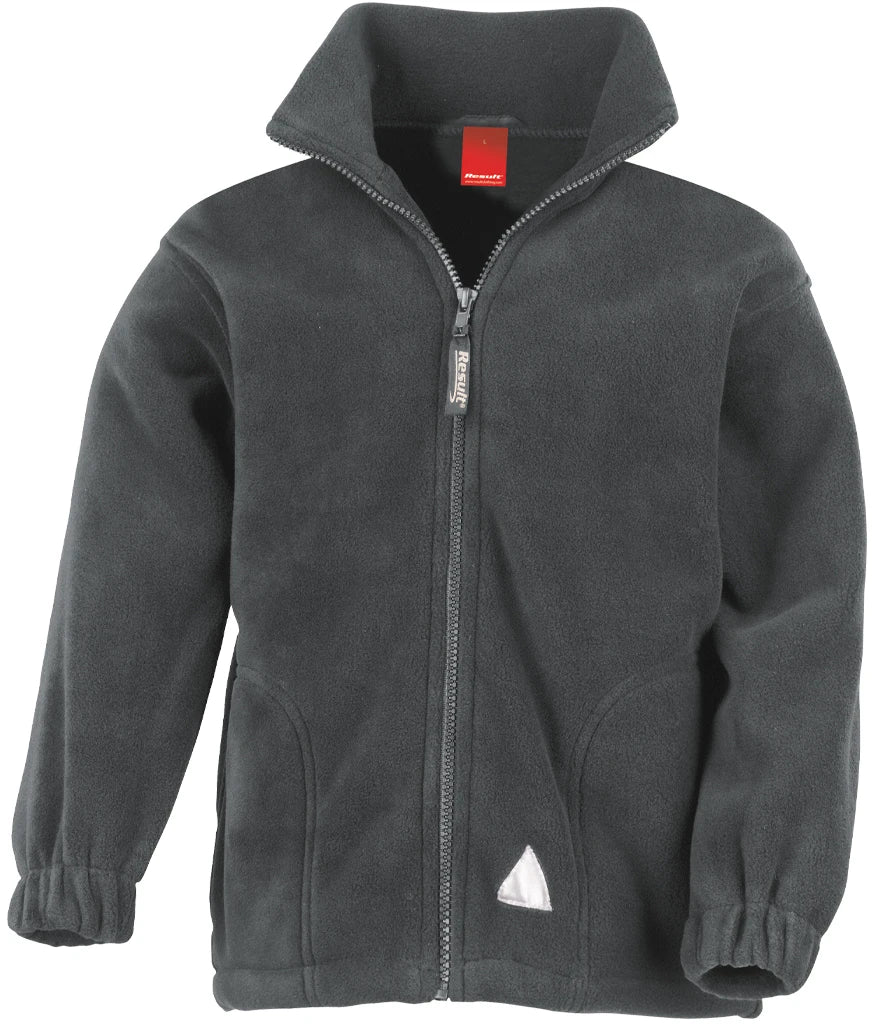 Result Kids/Youths Polartherm™ Fleece Jacket — Oxford Grey