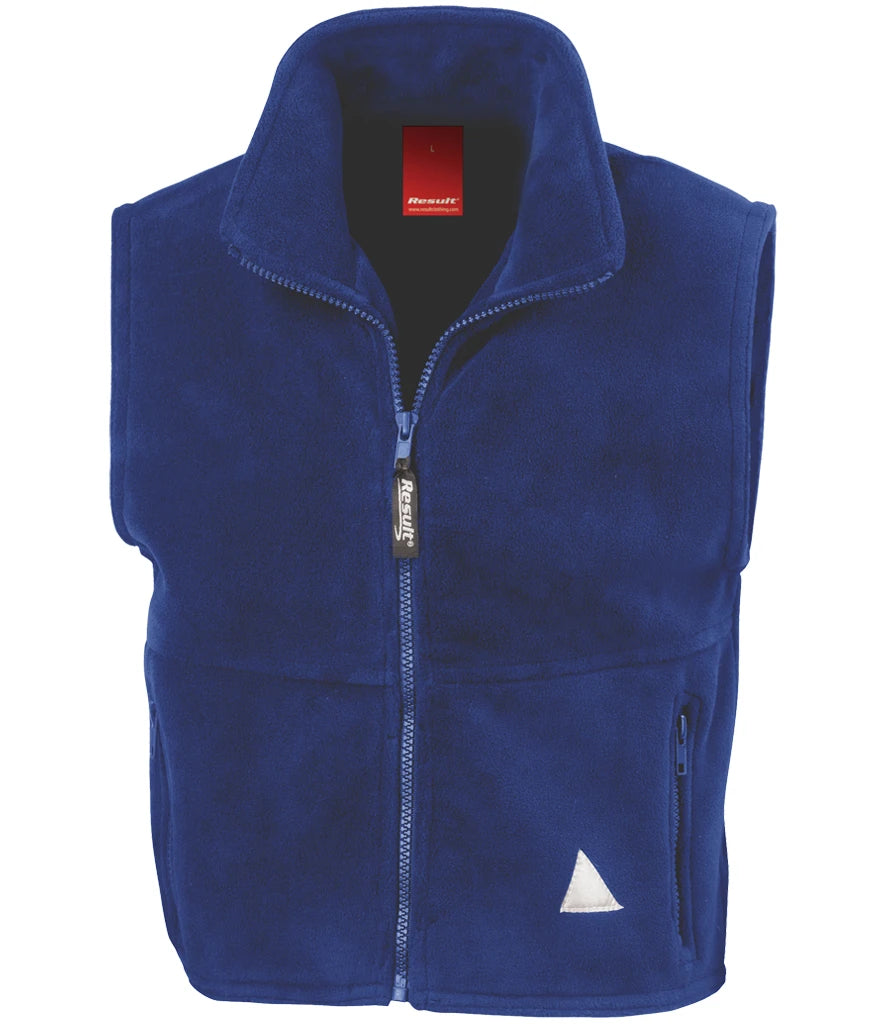 Result Kids/Youths Polartherm™ Fleece Bodywarmer — Royal Blue