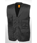 Result Work-Guard Safari Waistcoat — Black