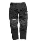 Result Work-Guard Slim Fit Soft Shell Trousers — Black