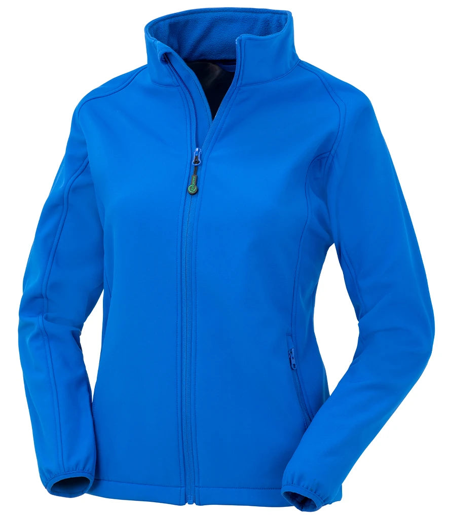 Result Recycled Ladies Printable Soft Shell Jacket — Royal Blue