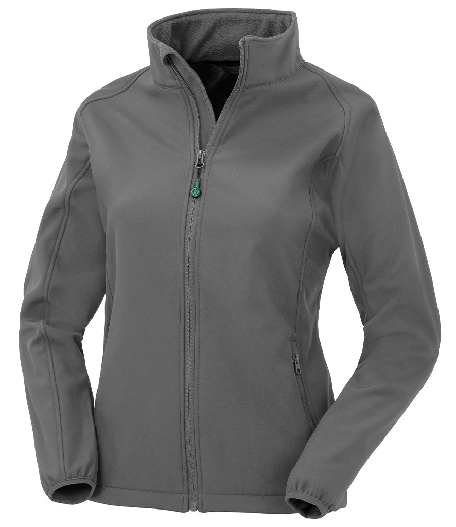 Result Recycled Ladies Printable Soft Shell Jacket — Workguard Grey