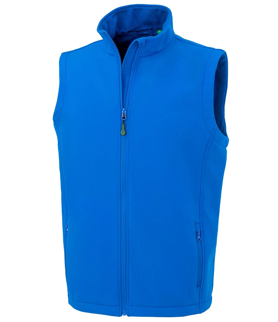Result Recycled Printable Soft Shell Bodywarmer — Royal Blue