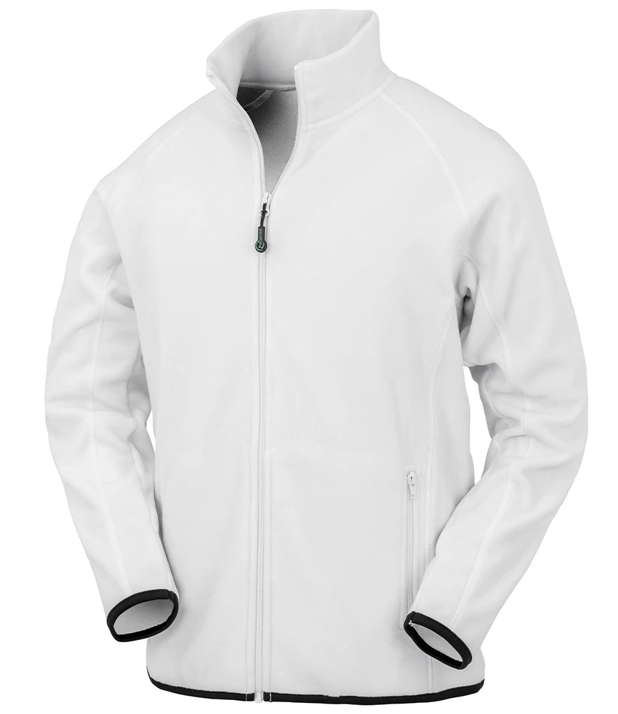 Result Recycled Polarthermic Fleece Jacket — White