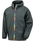 Result Recycled Prism PU Waterproof Jacket — Black Olive