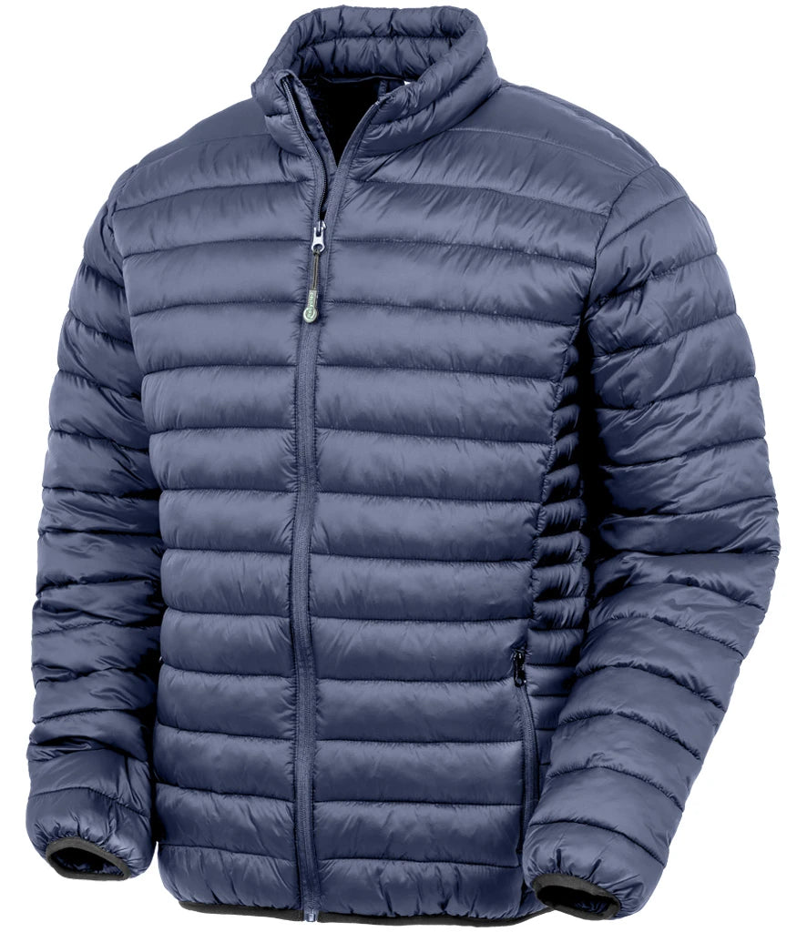 Result Recycled Padded Jacket — Navy