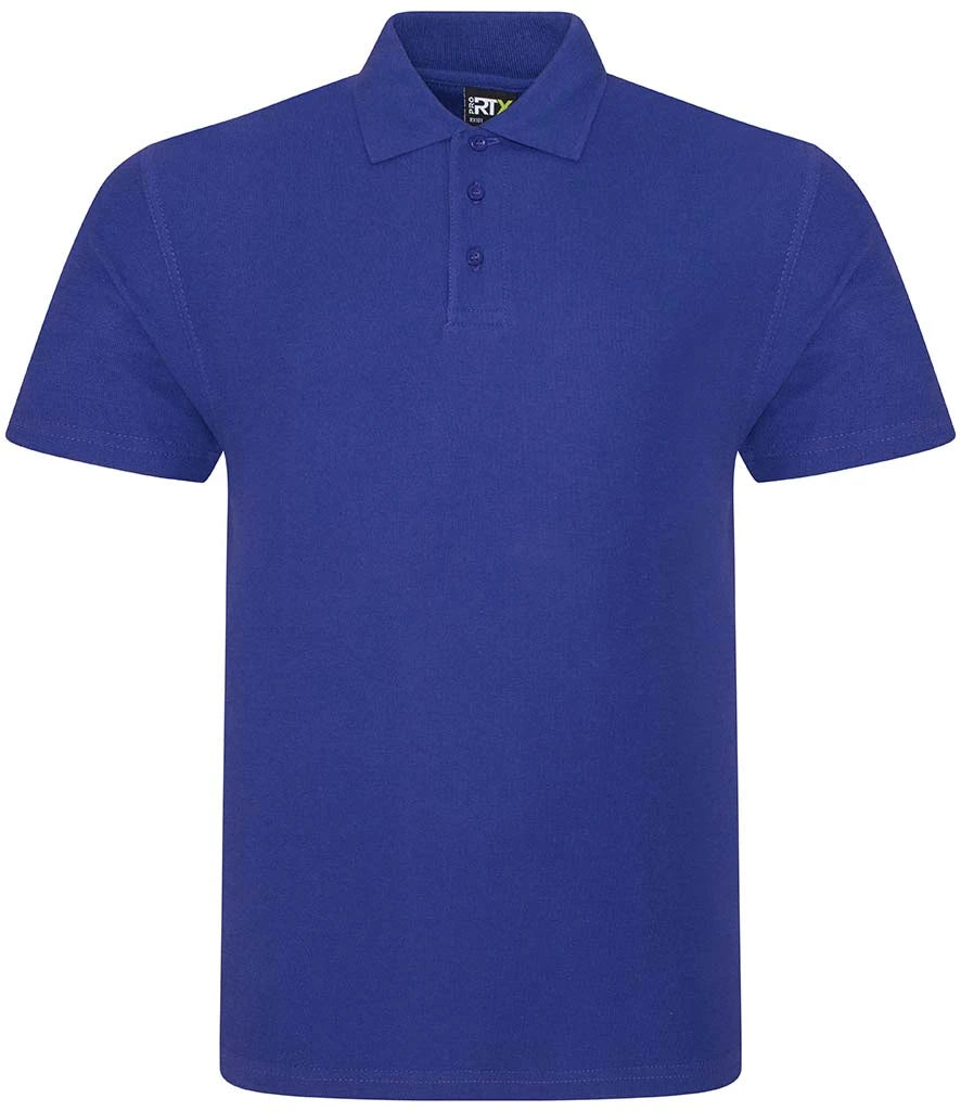 Pro RTX Pro Piqué Polo Shirt in Purple, front view