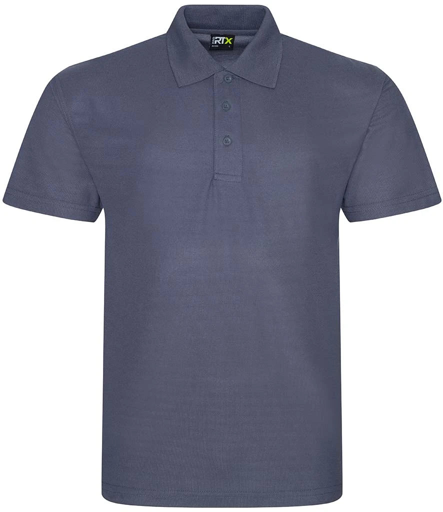 Pro RTX Pro Polyester Polo Shirt — Solid Grey