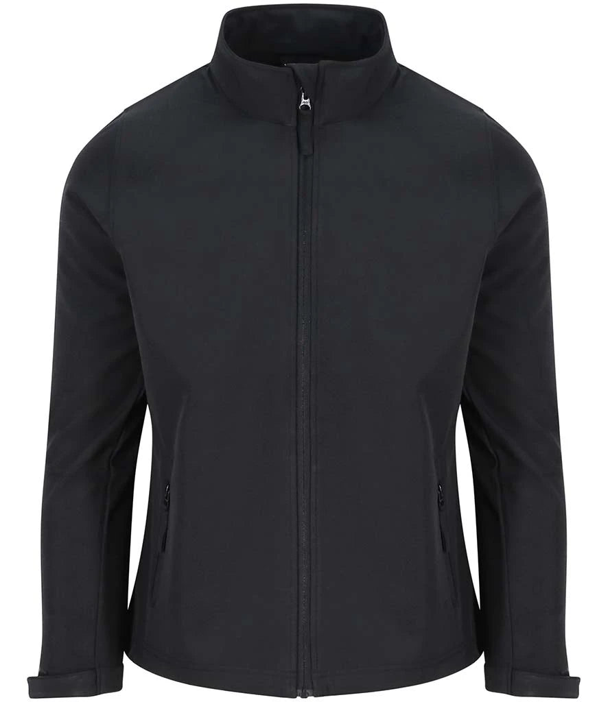 Pro RTX Ladies Pro Two Layer Soft Shell Jacket — Black
