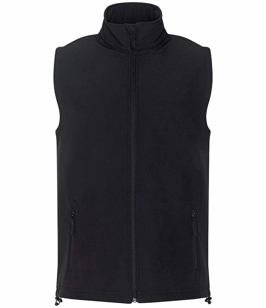Pro RTX Pro Two Layer Soft Shell Gilet — Black
