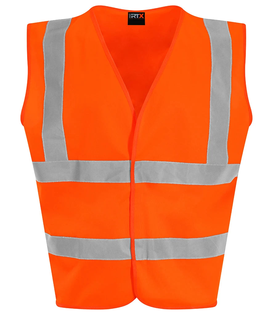 Pro RTX High Visibility Kids Waistcoat — Orange