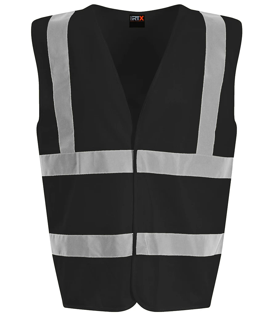 Pro RTX High Visibility Waistcoat — Black