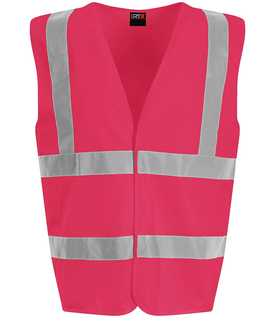 Pro RTX High Visibility Waistcoat — Pink