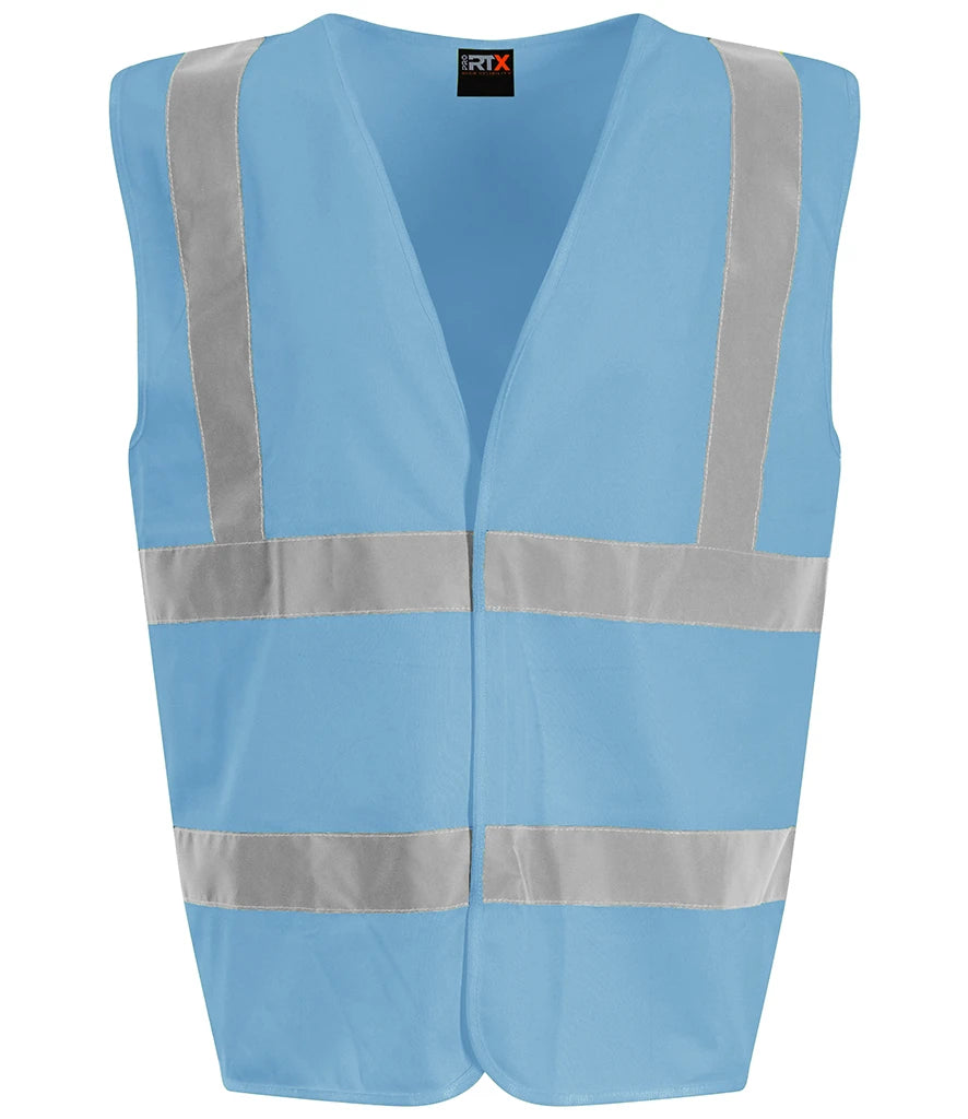 Pro RTX High Visibility Waistcoat — Sky Blue