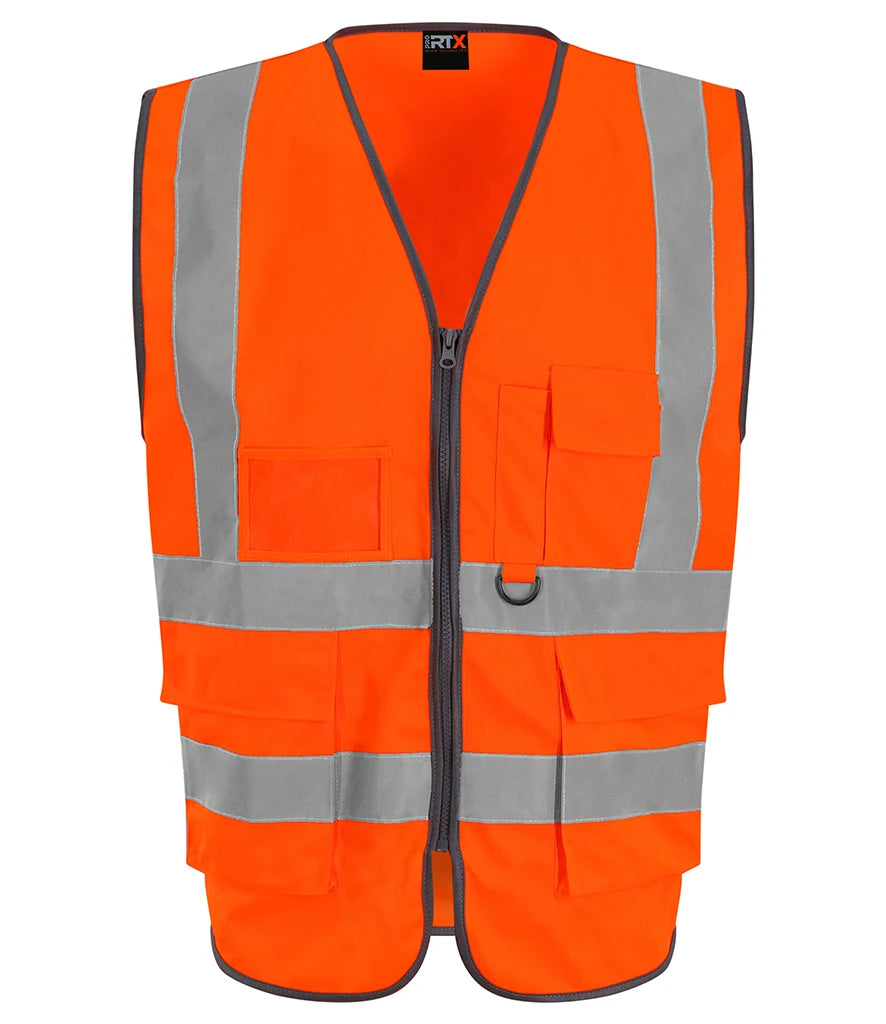 Pro RTX High Visibility Executive Waistcoat — Orange