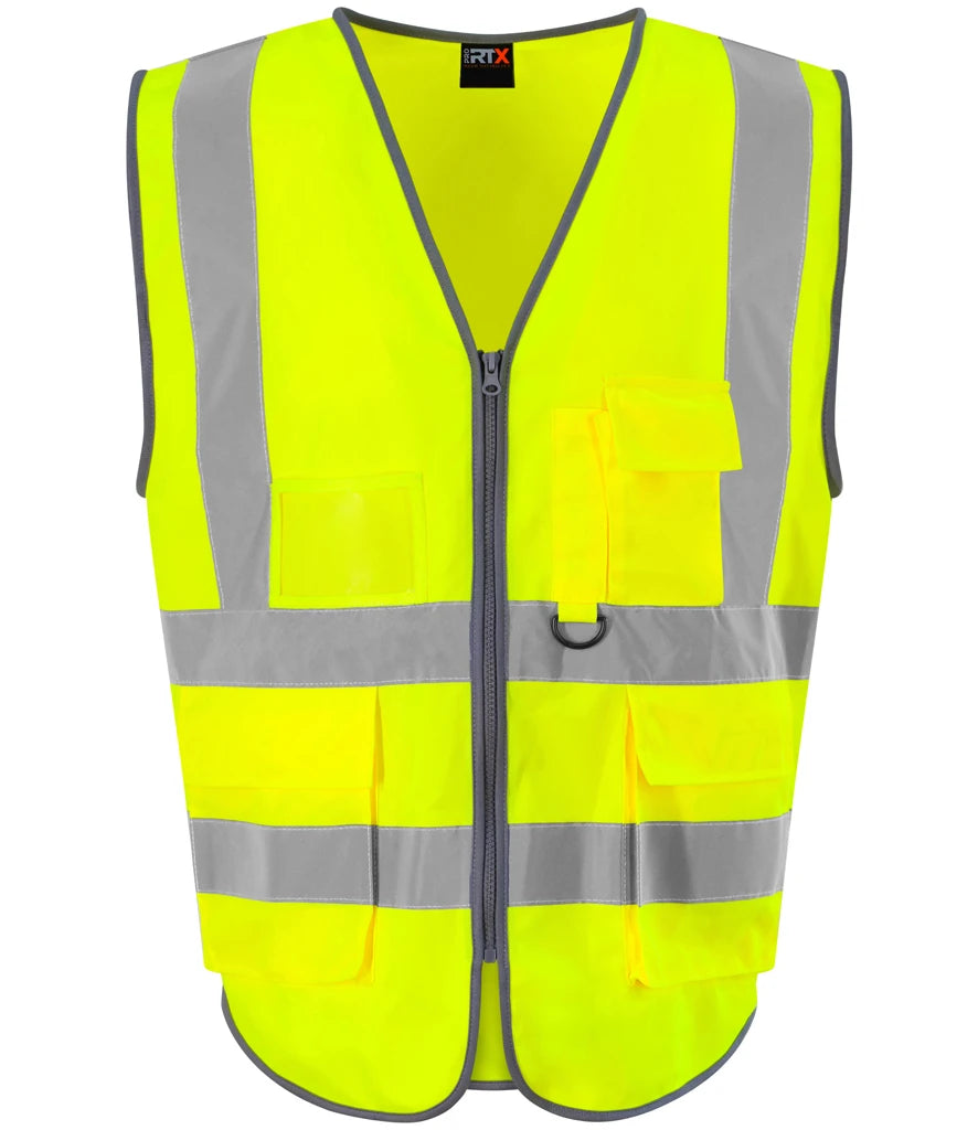 Pro RTX High Visibility Executive Waistcoat — Yellow