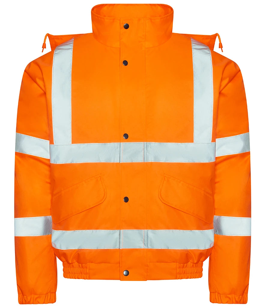 Pro RTX High Visibility Bomber Jacket — Orange