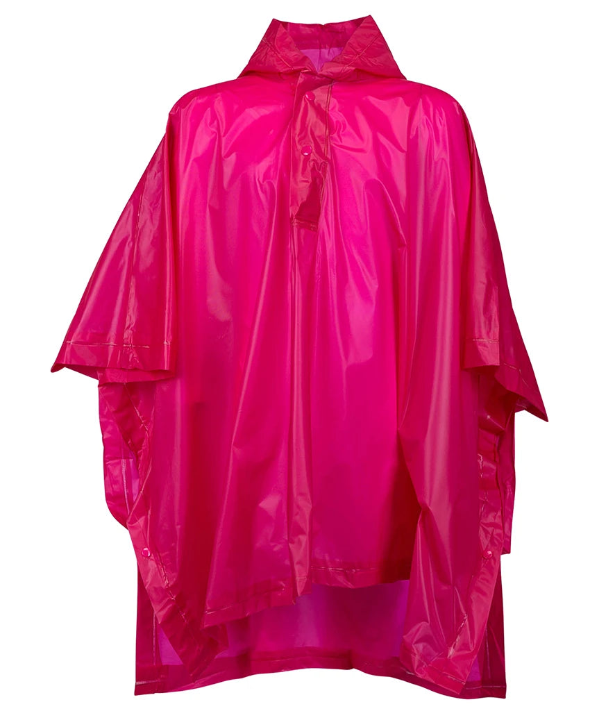 Splashmacs Kids Rain Poncho — Fuchsia