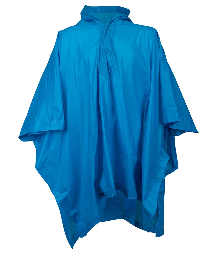 Splashmacs Kids Rain Poncho — Sapphire Blue