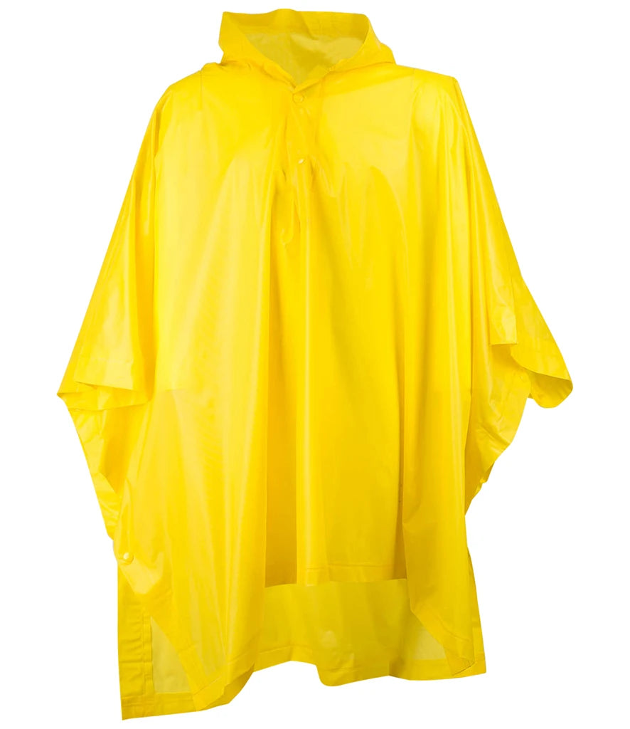 Splashmacs Kids Rain Poncho — Yellow