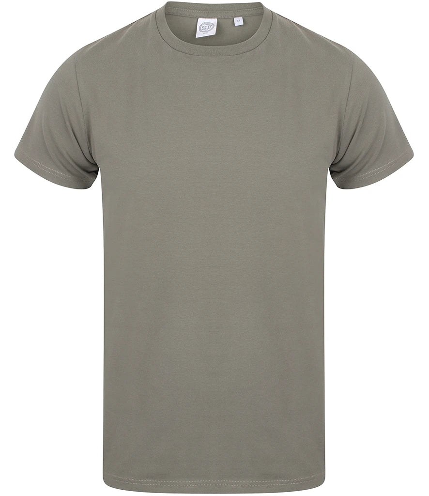 SF Clothing Feel Good Stretch T-Shirt — Khaki