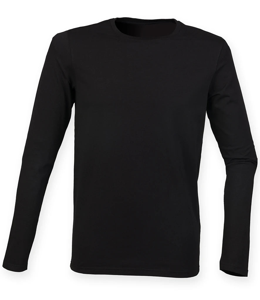 SF Clothing Feel Good Stretch Long Sleeve T-Shirt — Black