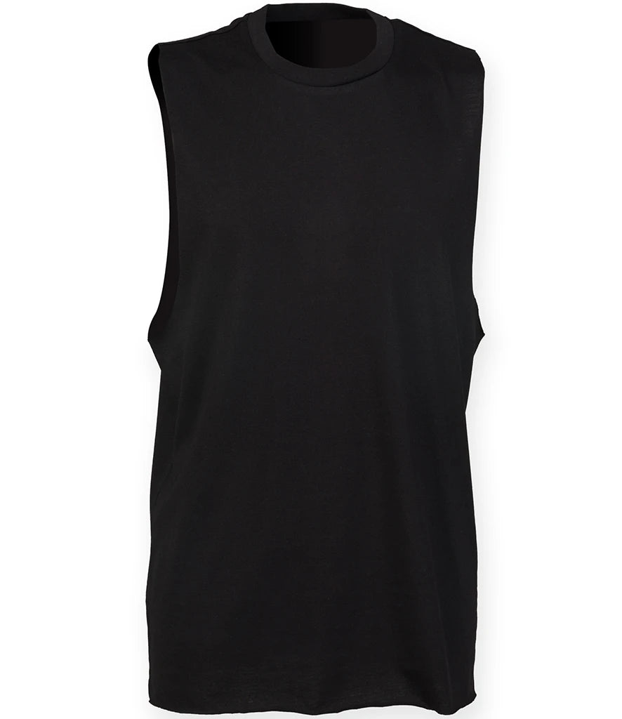 SF Clothing High Neck Vest — Black