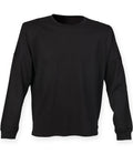 SF Clothing Unisex Drop Shoulder Slogan Top — Black