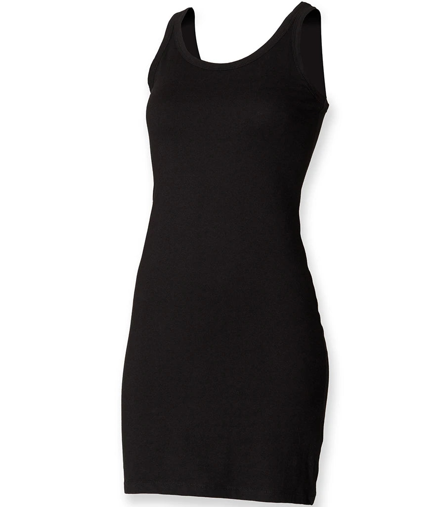 SF Clothing Ladies Tank Dress — Black