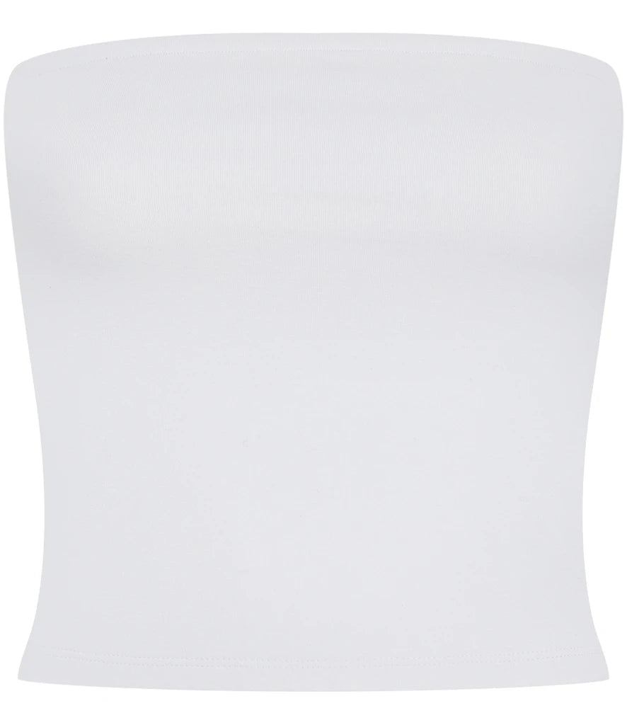 SF Clothing Ladies Bandeau Top — White