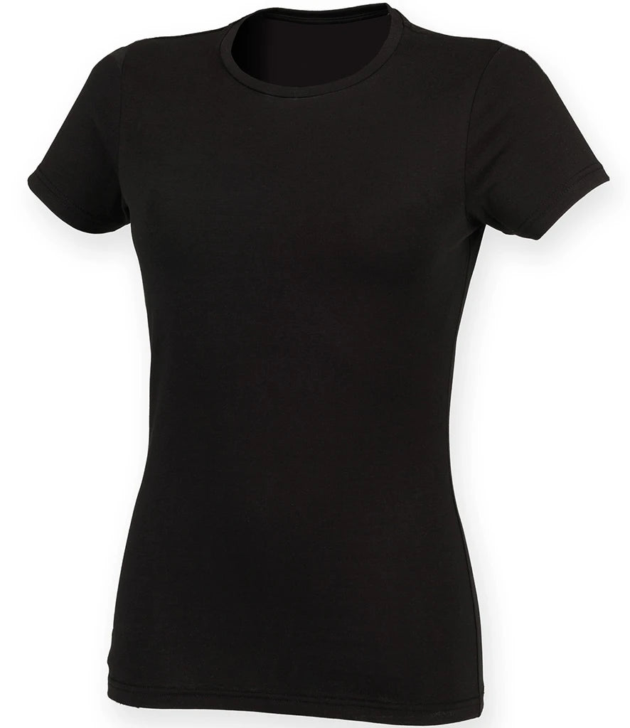 SF Clothing Ladies Feel Good Stretch T-Shirt — Black