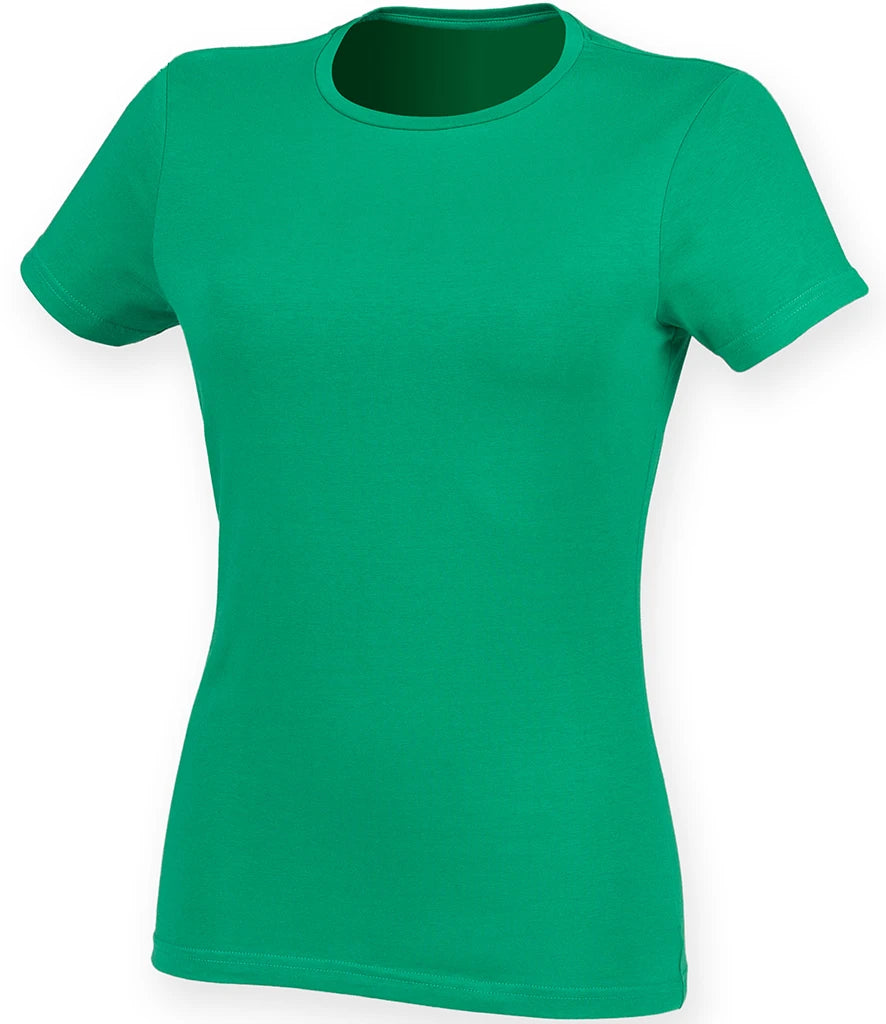 SF Clothing Ladies Feel Good Stretch T-Shirt — Green