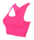 SF Clothing Ladies Workout Crop Top — Neon Pink