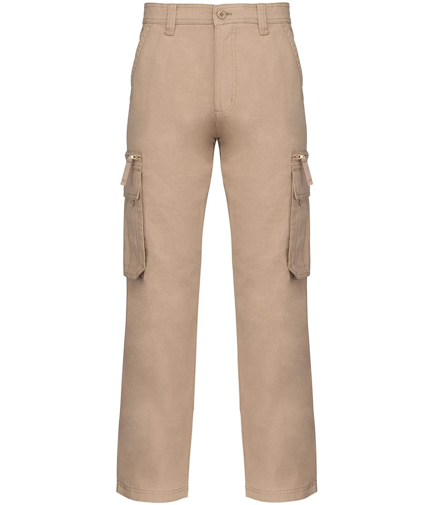 Kariban Heavy Canvas Trousers — Beige