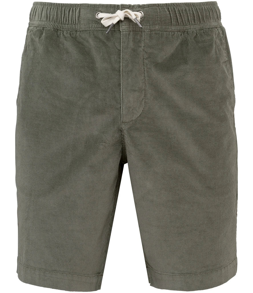Spasso Corduroy Shorts — Pale Khaki