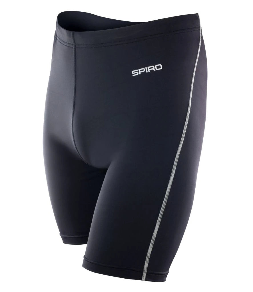 Spiro Bodyfit Base Layer Shorts — Black