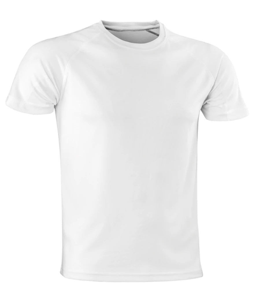 Spiro Impact Performance Aircool T-Shirt — White