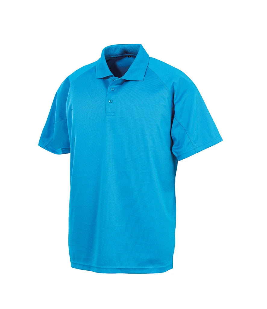 Spiro Impact Performance Aircool Polo Shirt — Ocean Blue