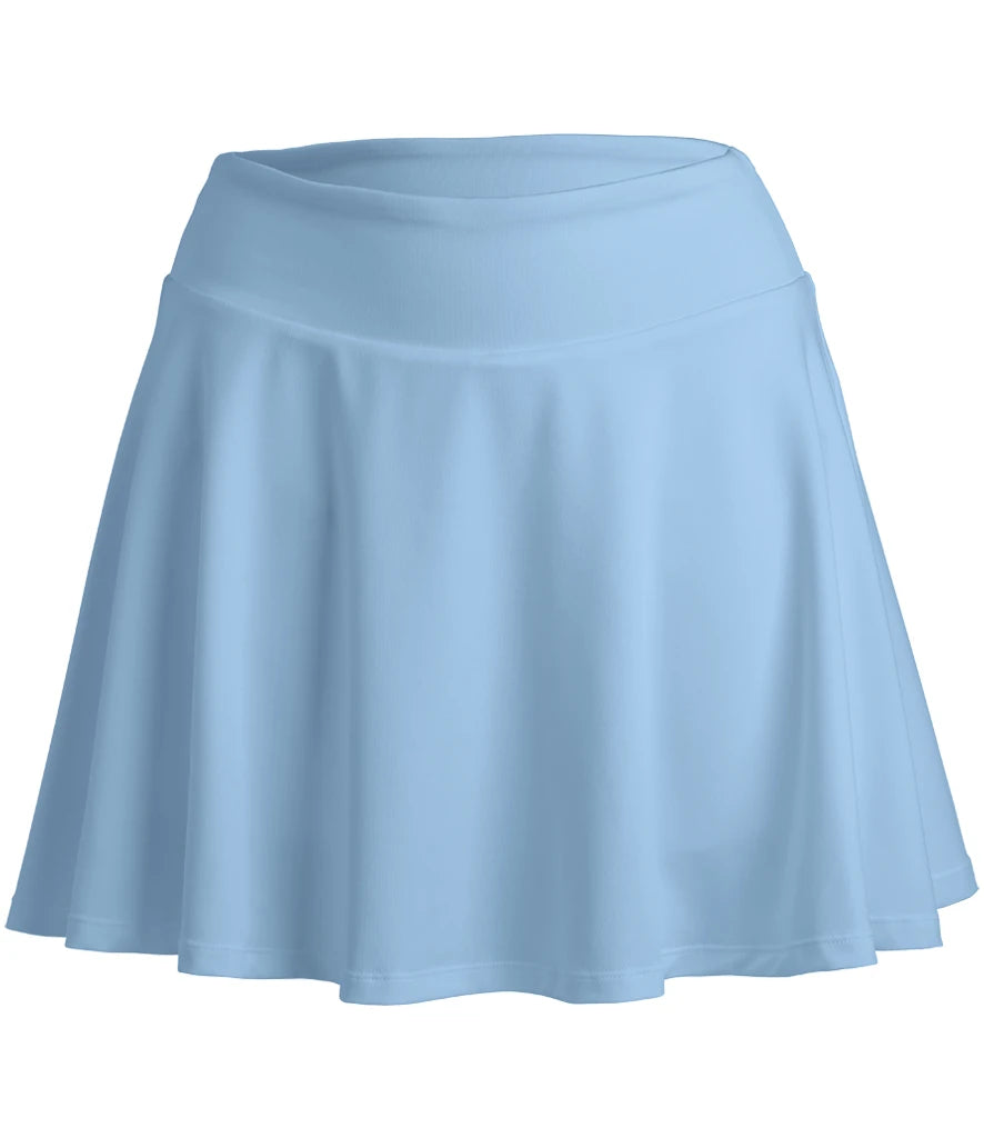 Spiro Ladies Recycled Fitness Skort — Dusky Blue