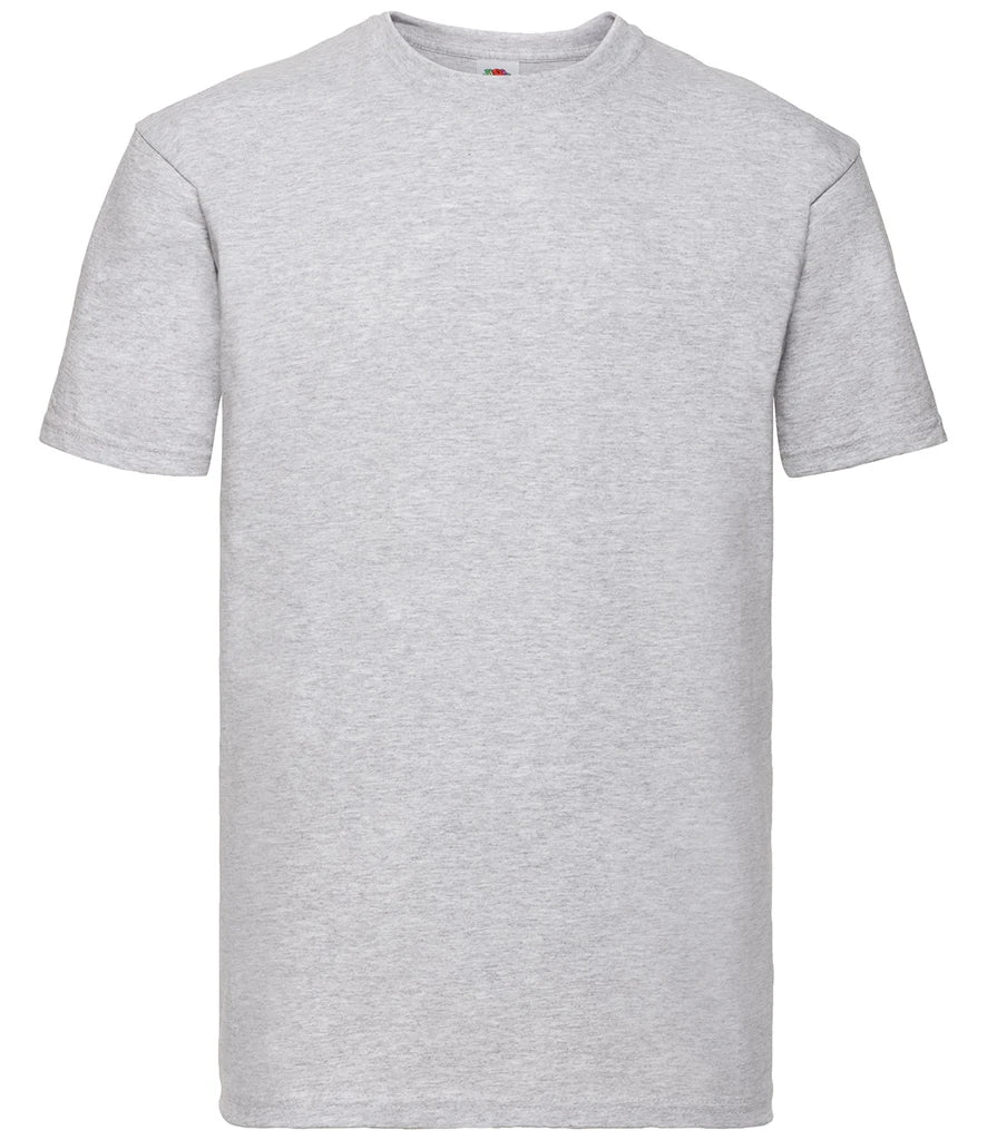 Fruit of the Loom Super Premium T-Shirt — Heather Grey