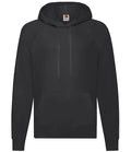 Fruit of the Loom Lightweight Hooded Sweatshirt — Black