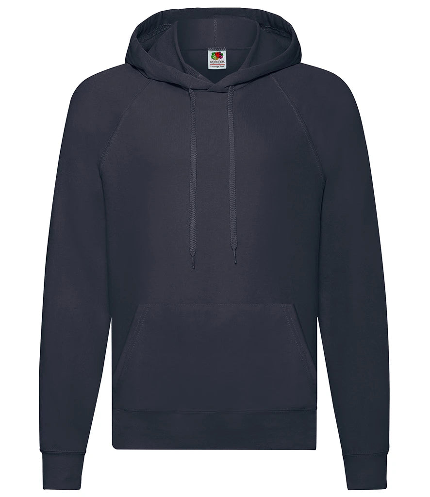 Fruit of the Loom Lightweight Hooded Sweatshirt — Deep Navy