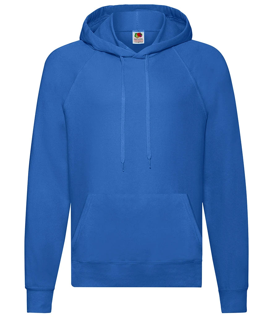 Fruit of the Loom Lightweight Hooded Sweatshirt — Royal Blue