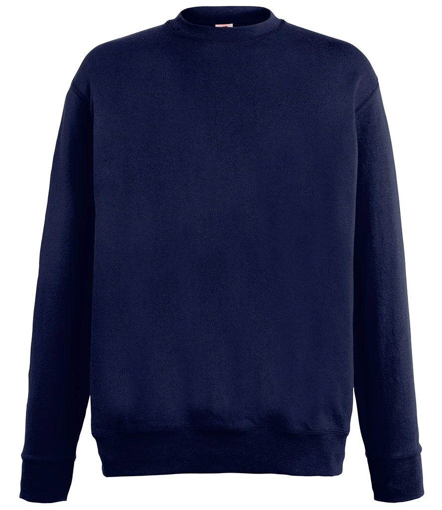 Fruit of the Loom Lightweight Drop Shoulder Sweatshirt — Deep Navy