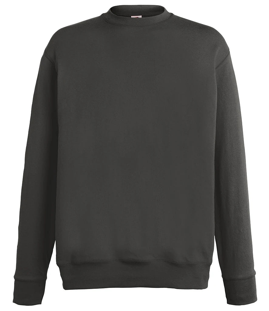 Fruit of the Loom Lightweight Drop Shoulder Sweatshirt — Light Graphite