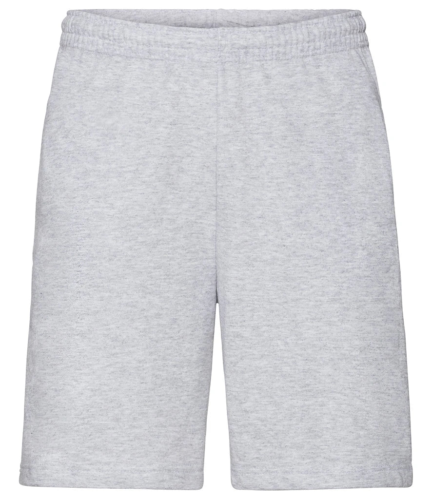 Fruit of the Loom Lightweight Shorts — Heather Grey