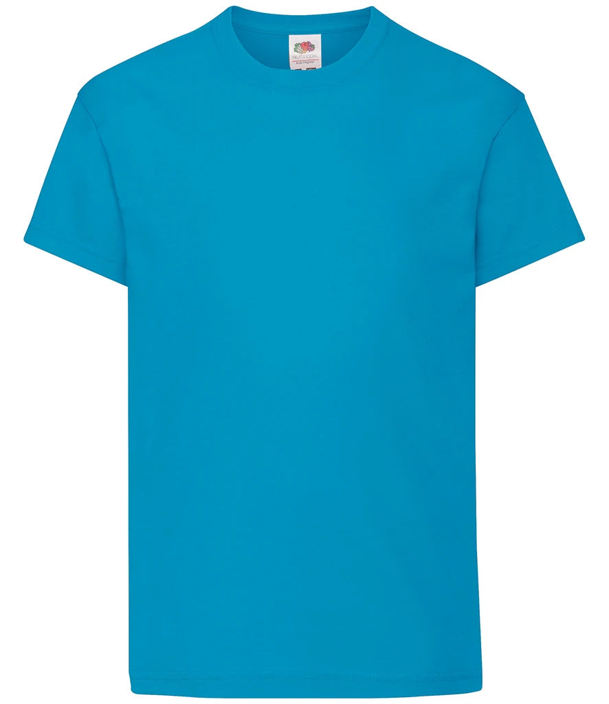 Fruit of the Loom Kids Original T-Shirt — Azure